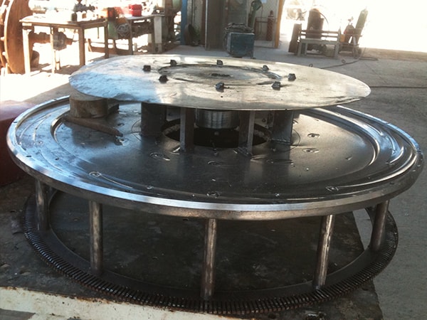 Fabricaciones en Placa Hard AB - Solera para Separador de Polvo Finos